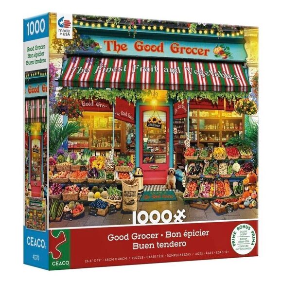 Ceaco Good Grocer 1000 pc Jigsaw Puzzle - Picture 1 of 6